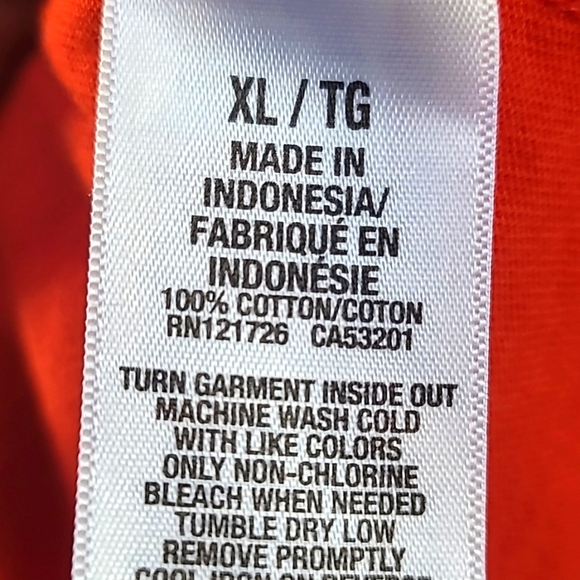 Aeropostale New York Red Long Sleeve T-Shirt with Logo Aero NY on Front, Size XL - Picture 6 of 6